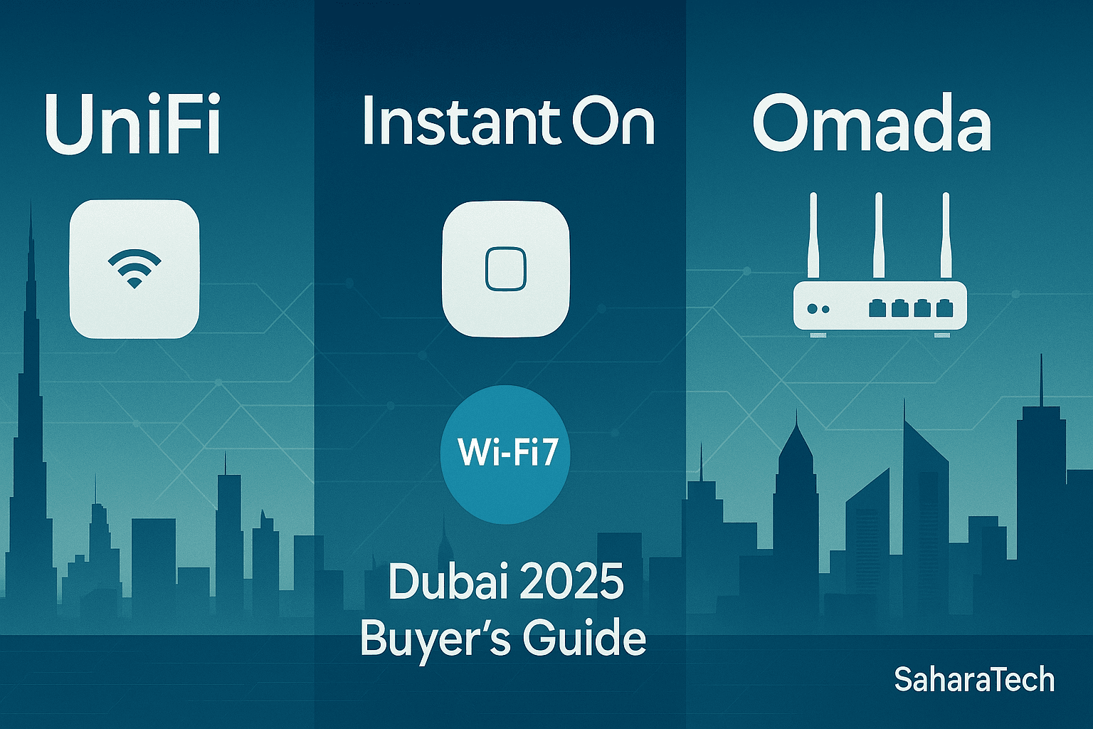 Ubiquiti UniFi vs Aruba Instant On vs TP-Link Omada — Dubai 2025 Buyer’s Guide